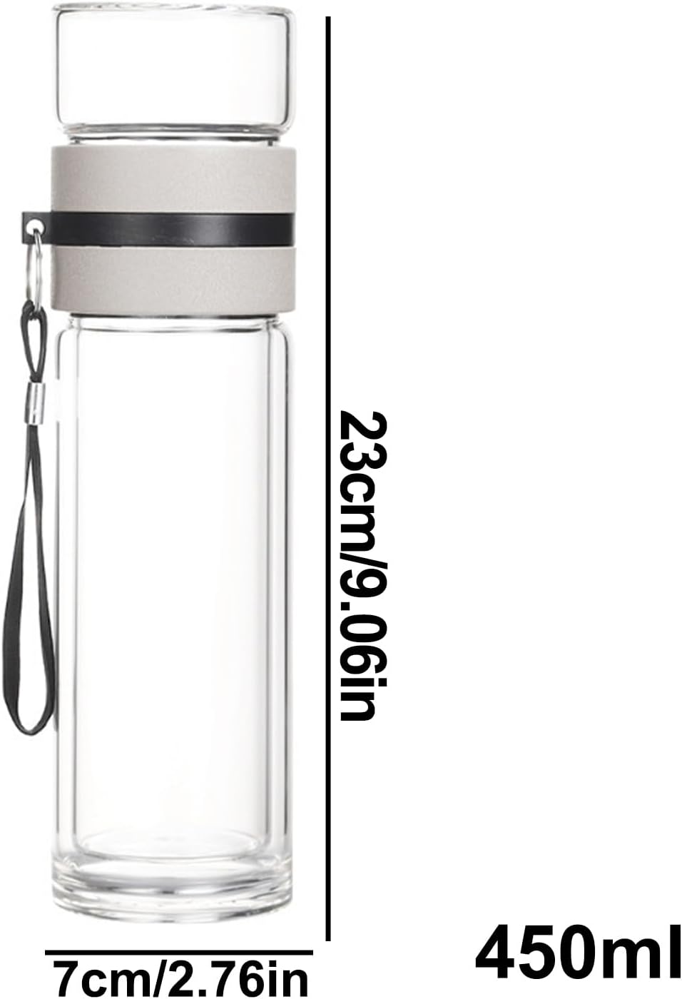 Borosilicate Tea Tumbler