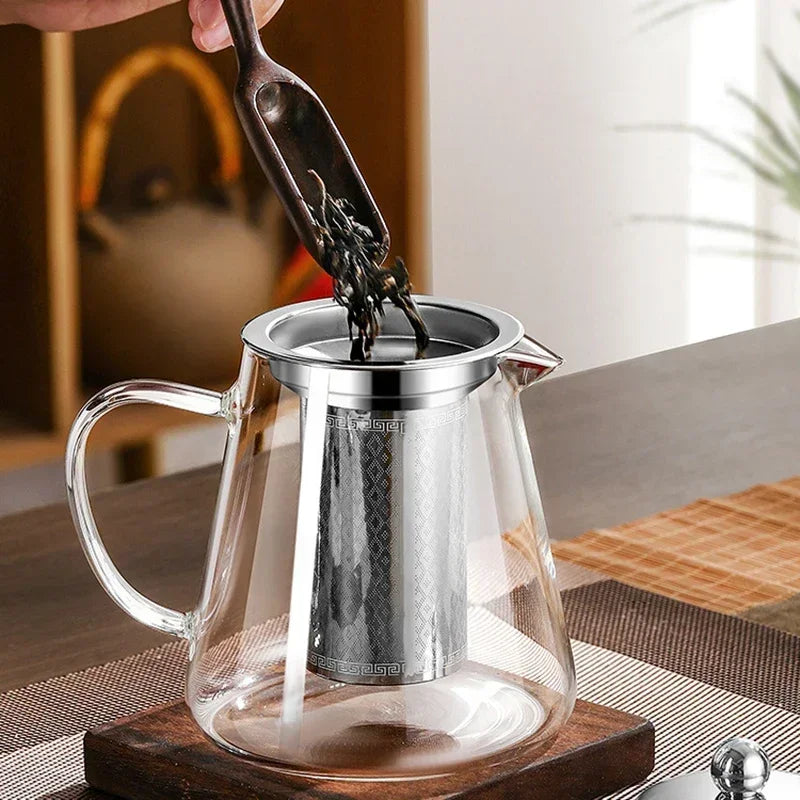 Glass Teapot with Strainer