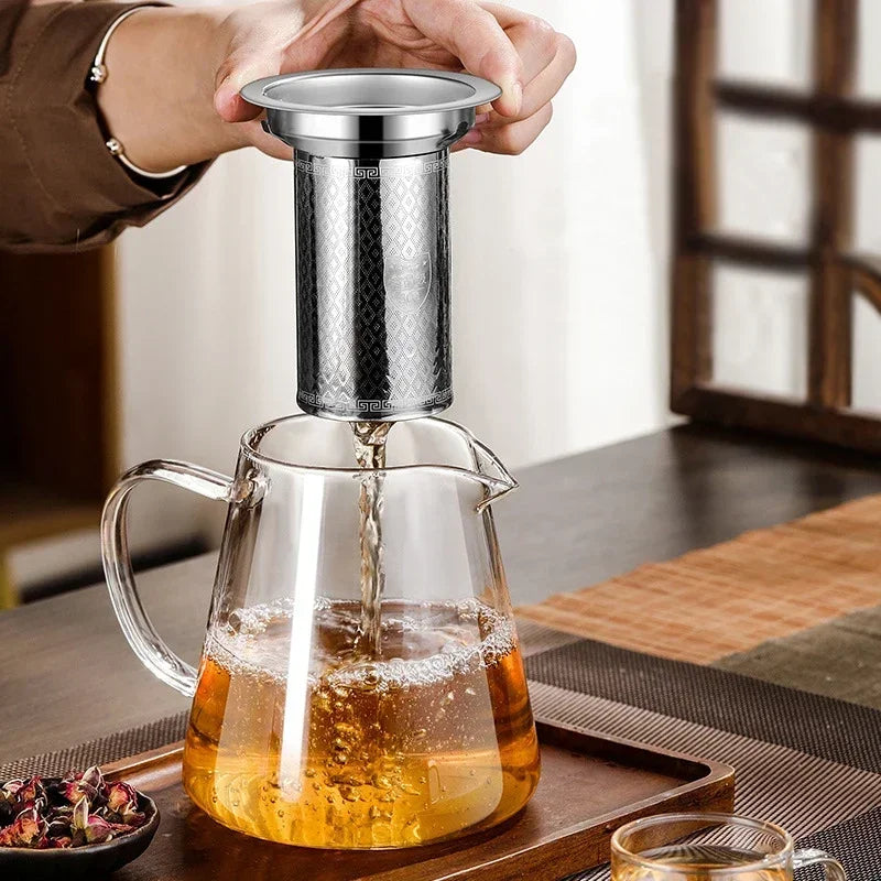Glass Teapot with Strainer