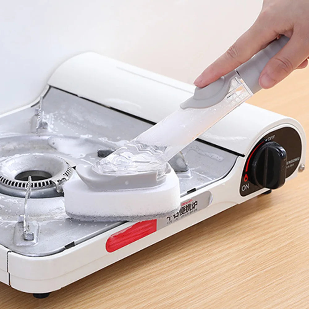 Dish Scrubber with Dispenser