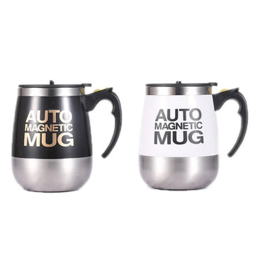 400ML Stainless Steel Self‑Stirring Coffee Mug