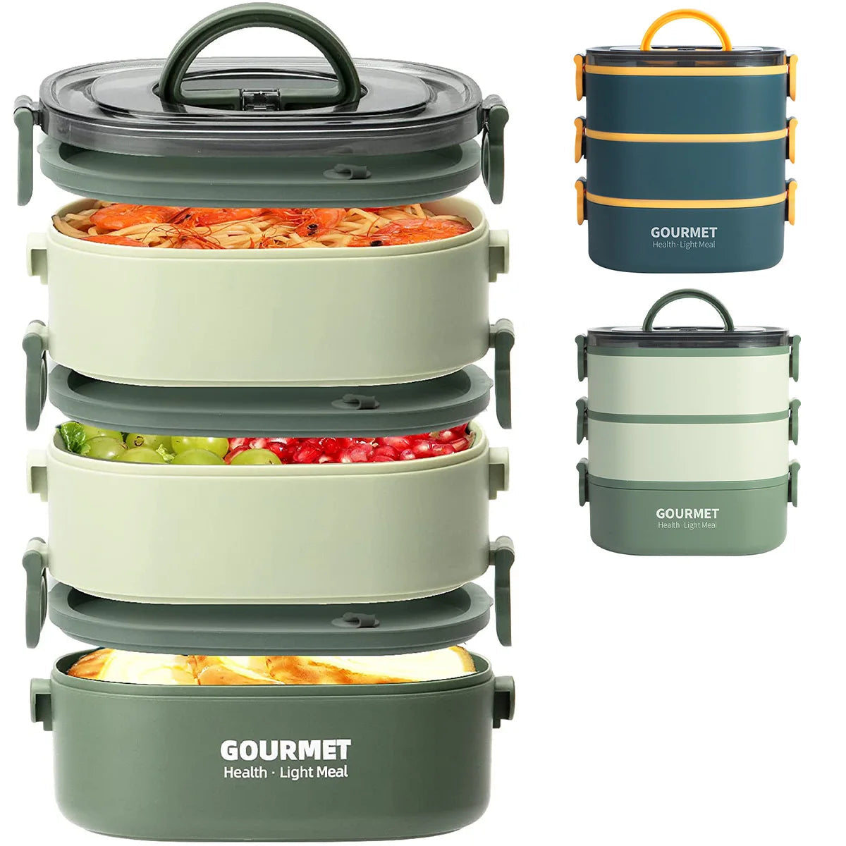 3-Tier Leakproof Food Box