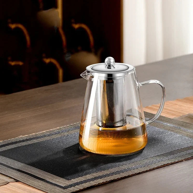 Glass Teapot with Strainer