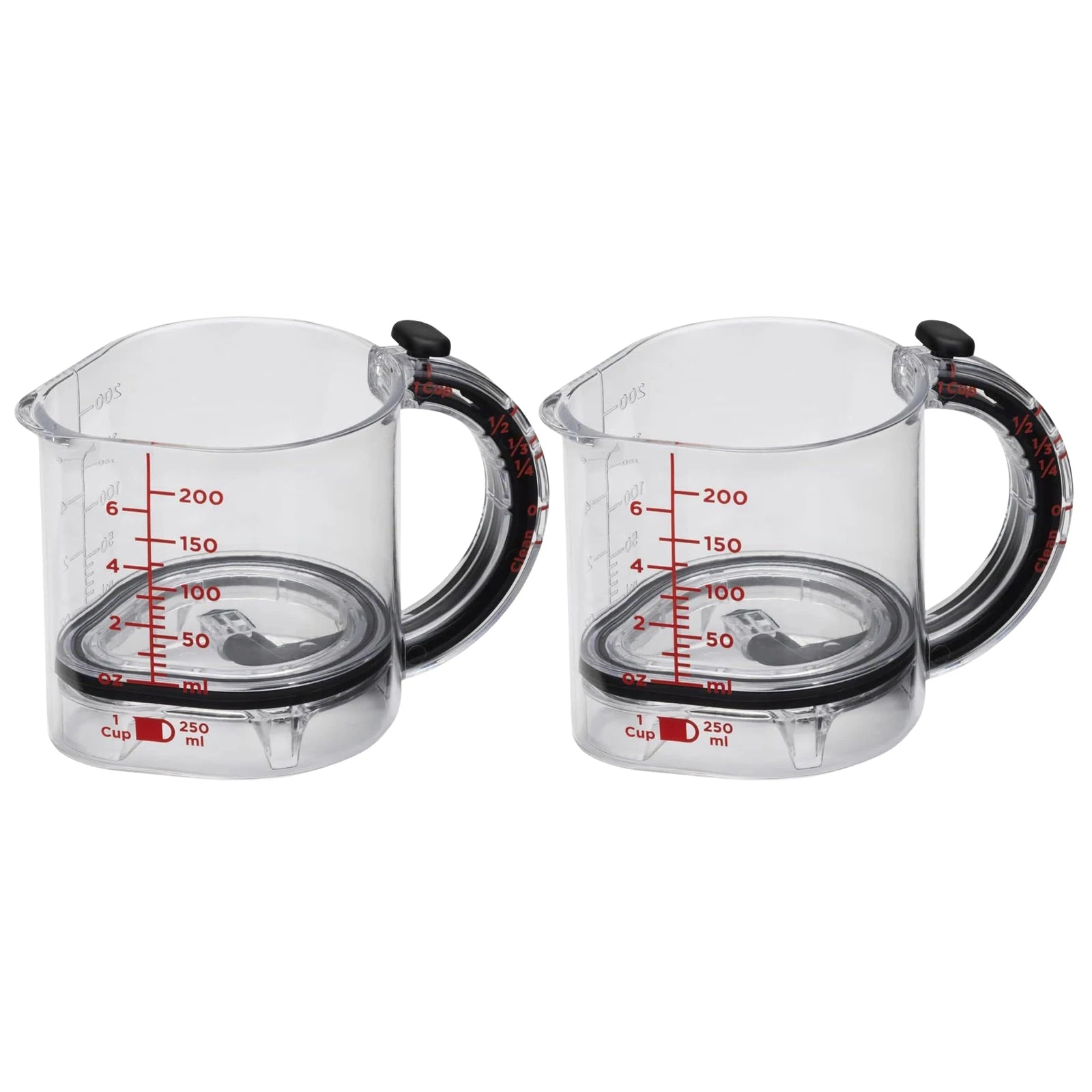 4‑in‑1 Adjustable Measuring Cup with Scraper