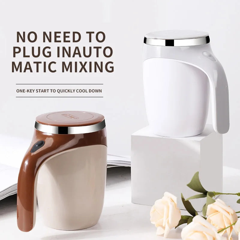 Automatic Self-Stirring Coffee Cup