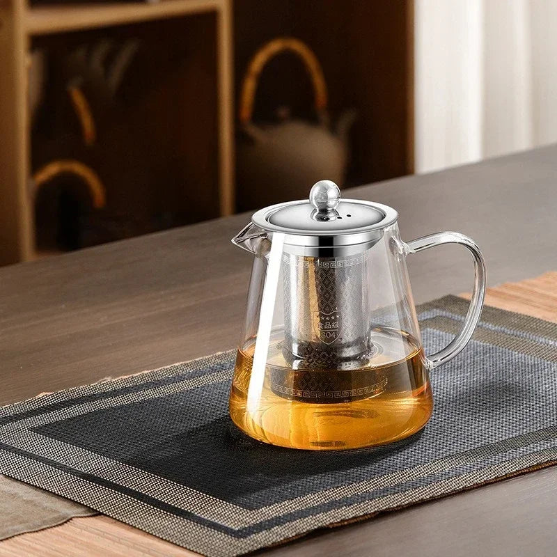 Glass Teapot with Strainer
