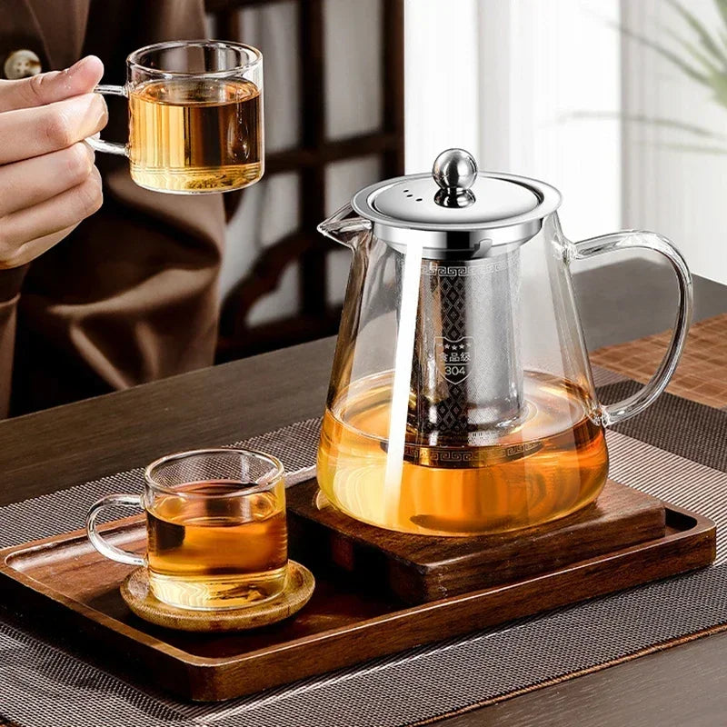 Glass Teapot with Strainer