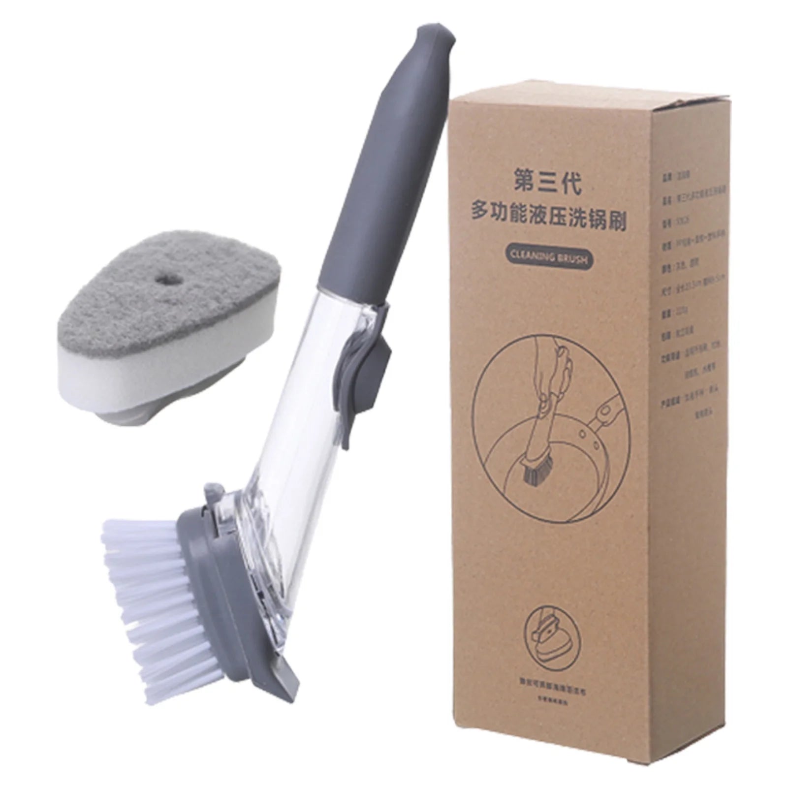 Dish Scrubber with Dispenser