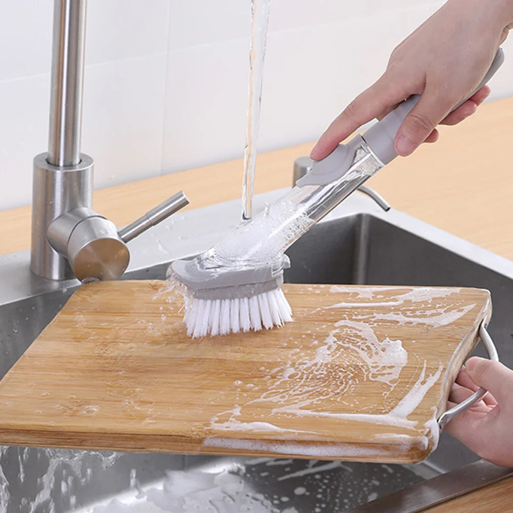 Dish Scrubber with Dispenser