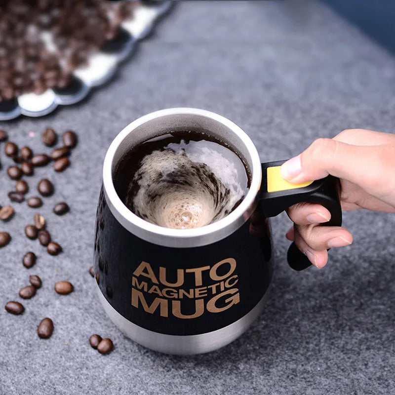 400ML Stainless Steel Self‑Stirring Coffee Mug