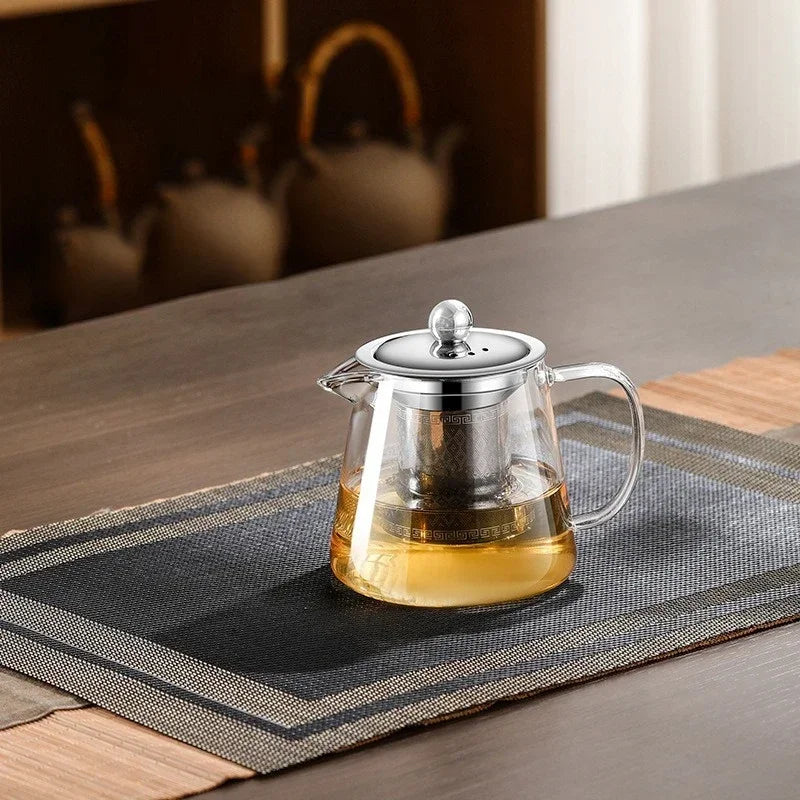 Glass Teapot with Strainer