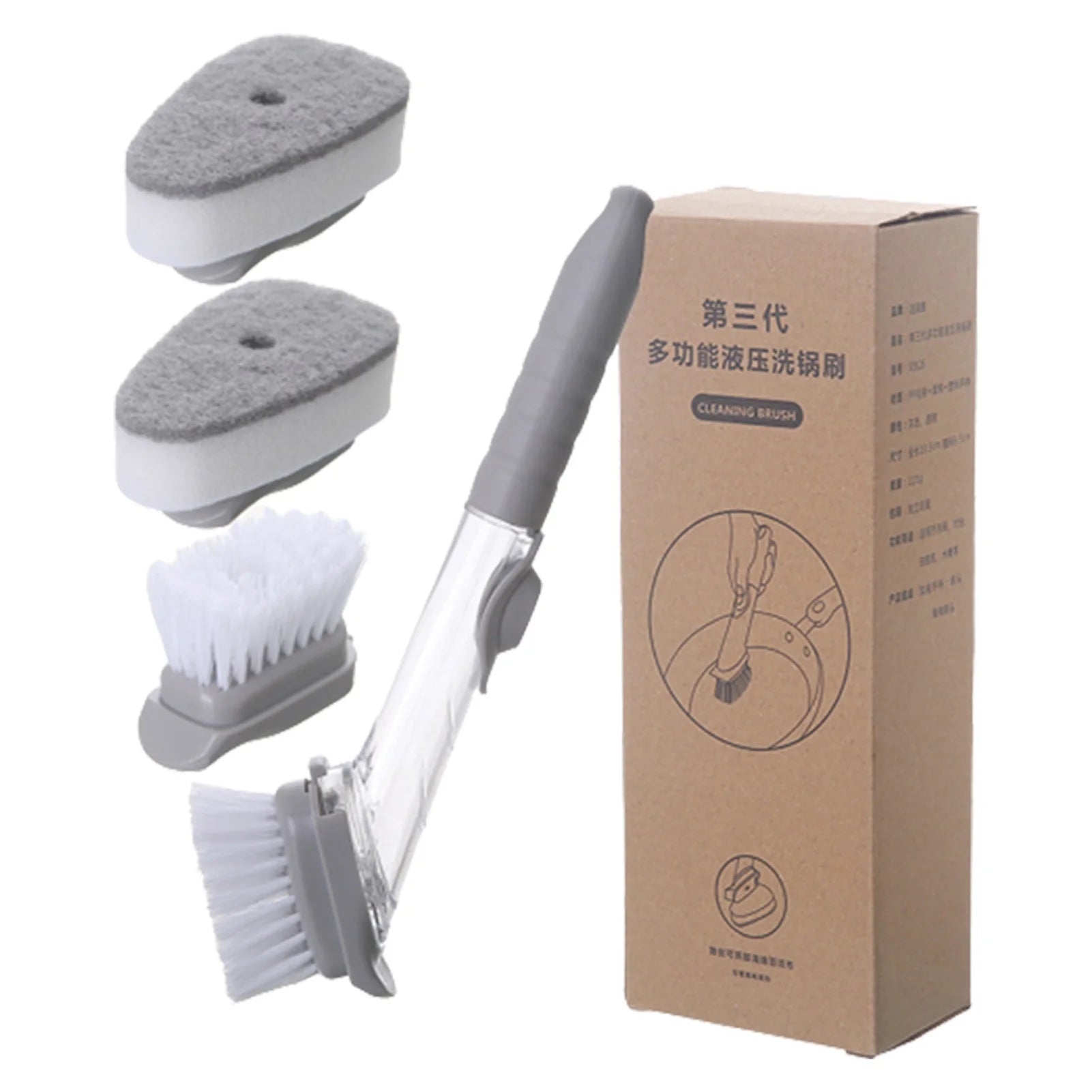 Dish Scrubber with Dispenser