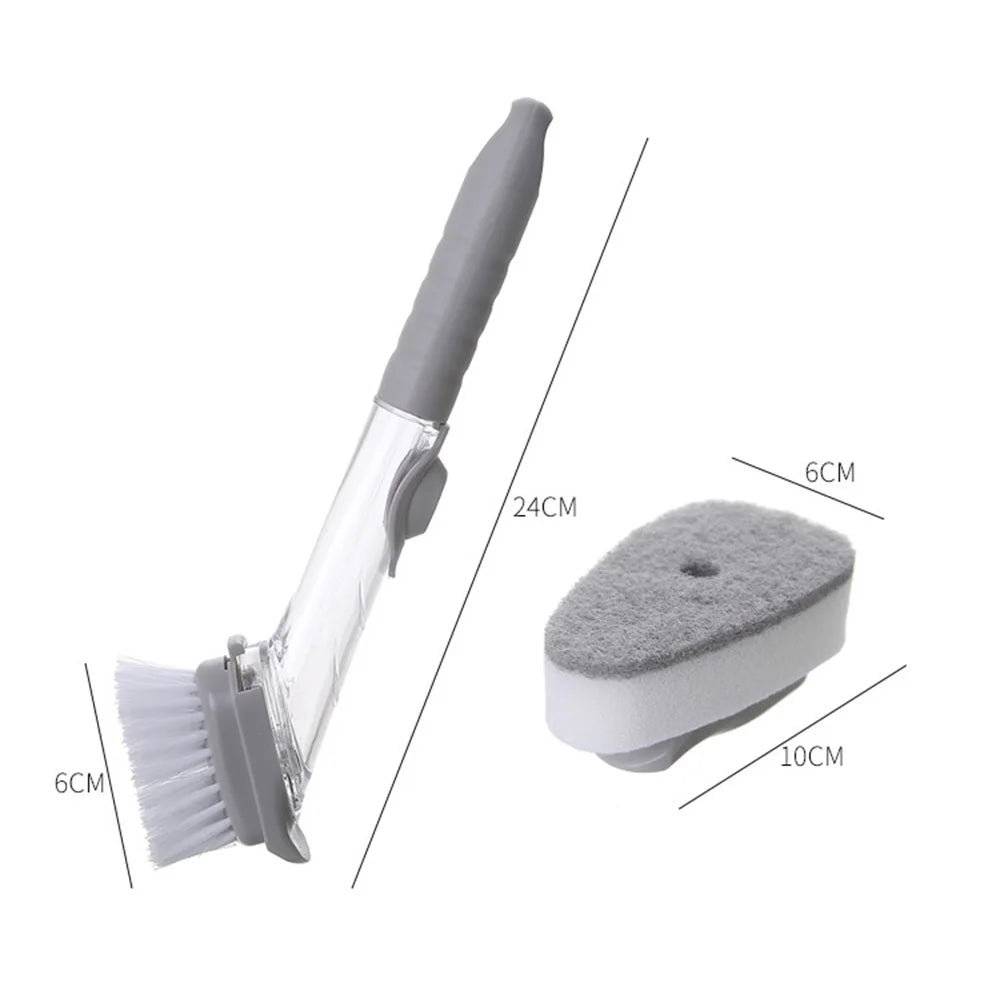 Dish Scrubber with Dispenser